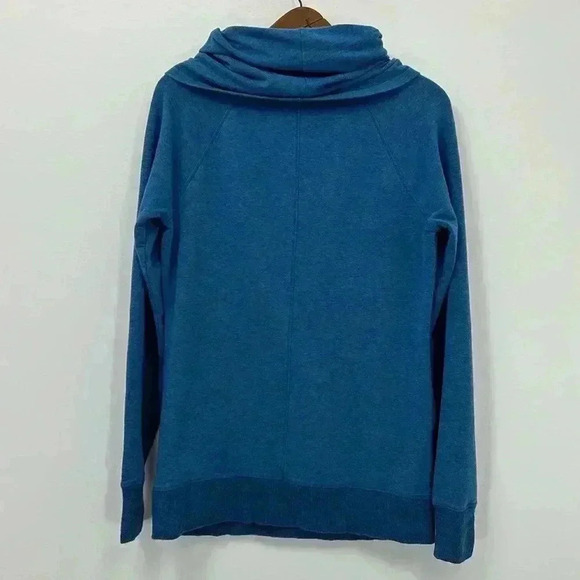 L.L. Bean Sweater Women's Small Cowl Neck Warm Winter Stretchy Thumbs Pocket - Picture 6 of 7